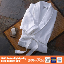 100 Cotton Hotel Quality Waffle Bathrobe With Edging